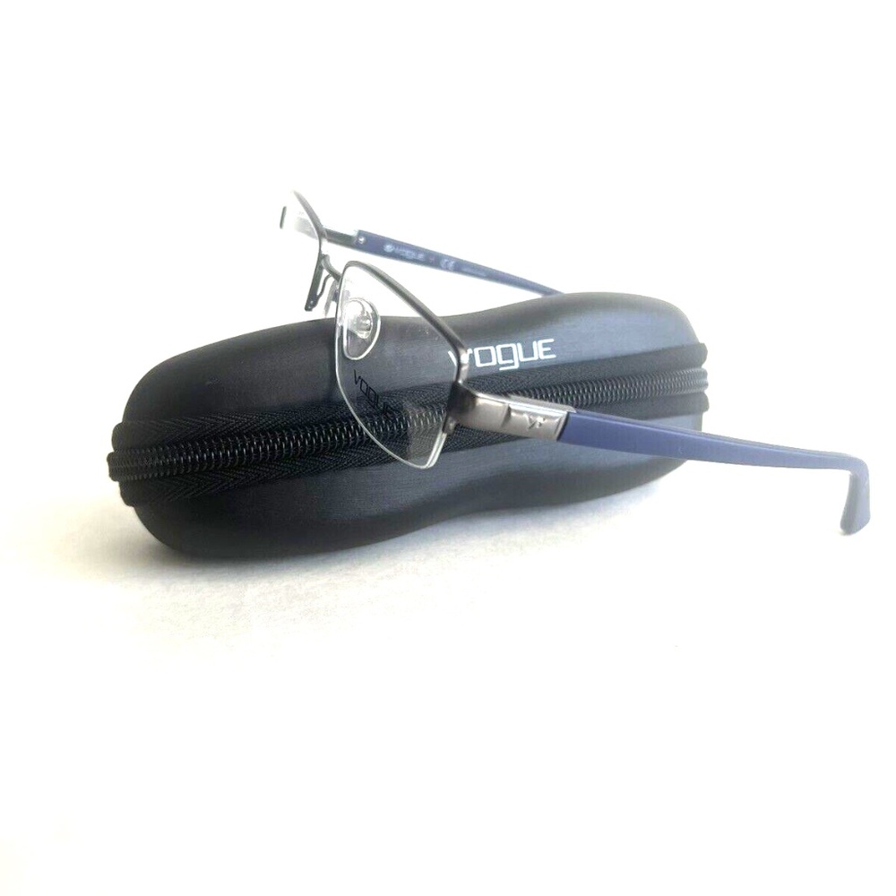 New Vogue Frames Half Rim Gunmetal/Blue Glasses VO 3821 548-S 51 18 140 Unisex
